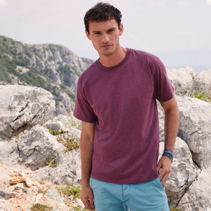 Футболка мужская VALUEWEIGHT T 165, темно-синий_2XL, 100% хлопок