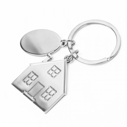 Брелок SILV HOME, 3,97 x 3,3 x 0,3 см, металл