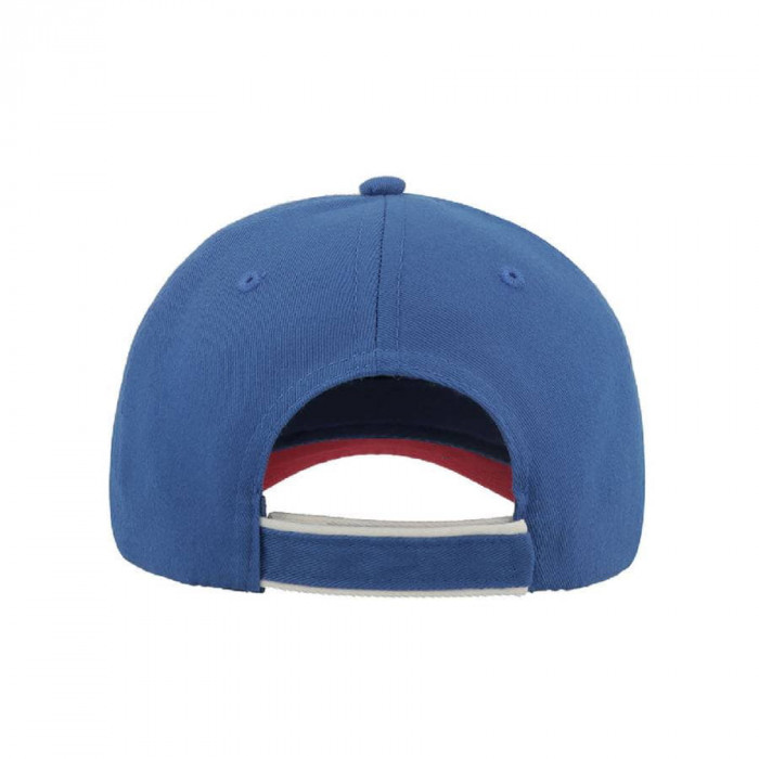 Бейсболка "Zoom Piping Sandwich", 6 клиньев, застежка на липучке, синий, 30% хлопок, 65% полиэстер