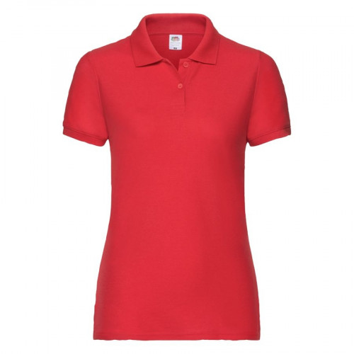 Поло "Lady-Fit 65/35 Polo", красный_S, 65% п/э, 35% х/б, 180 г/м2