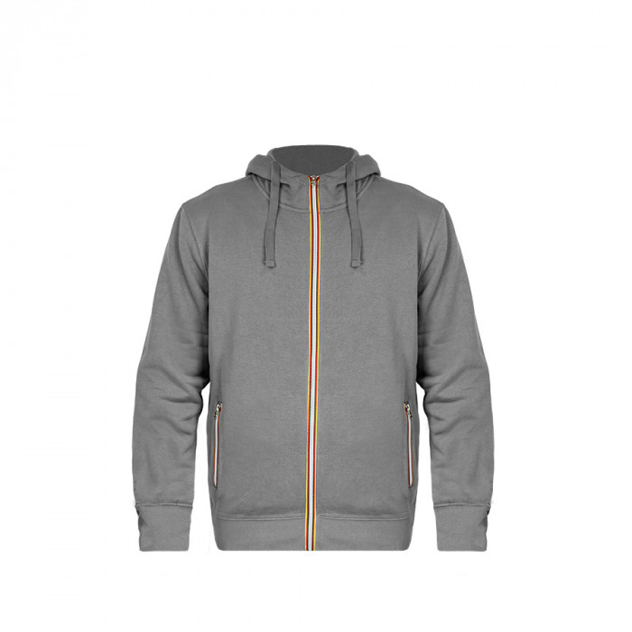 Толстовка мужская "LAS VEGAS MAN", серый меланж, 2XL, 65% полиэстер, 35% хлопок, 280 г/м2