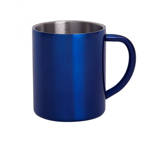 Кружка YOZAX, 280 мл, синий, нержавеющая сталь
