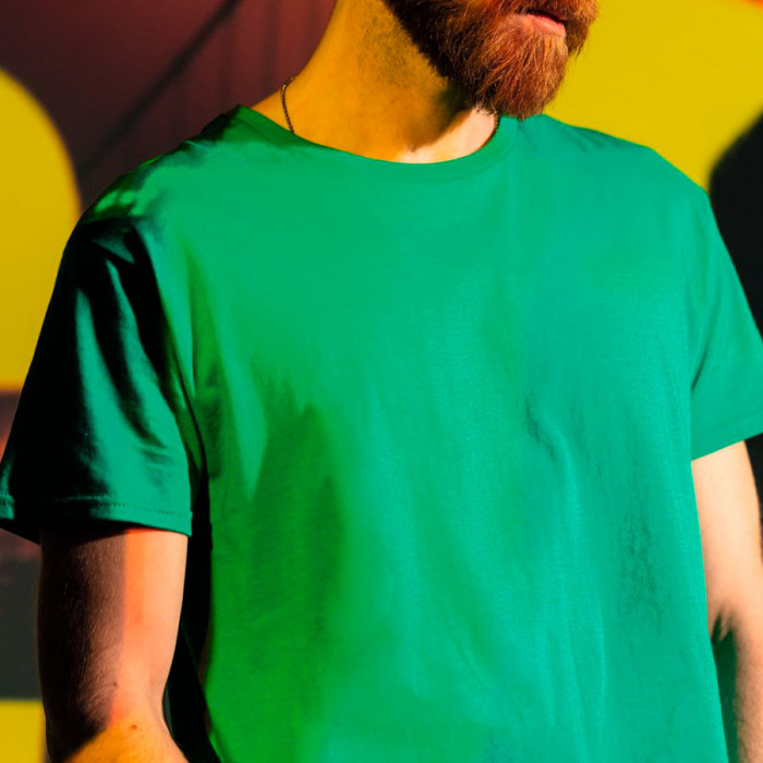 Футболка мужская "Iconic", желтый, XL, 100% х/б, 150 г/м2