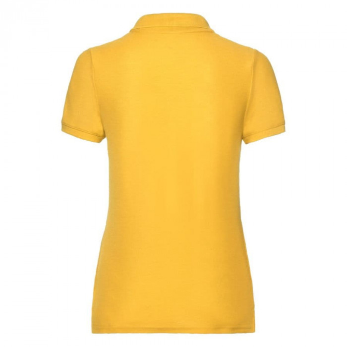Поло "Lady-Fit 65/35 Polo", солнечно-желтый_XS, 65% п/э, 35% х/б, 180 г/м2