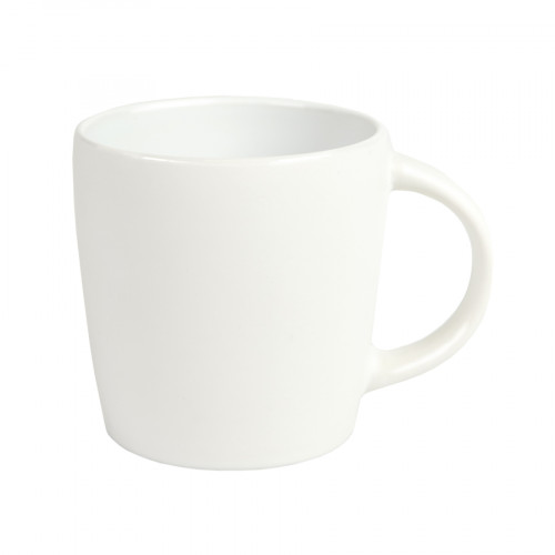 Кружка MILK , белый, 300мл, тонкая керамика, глянцевое покрытие