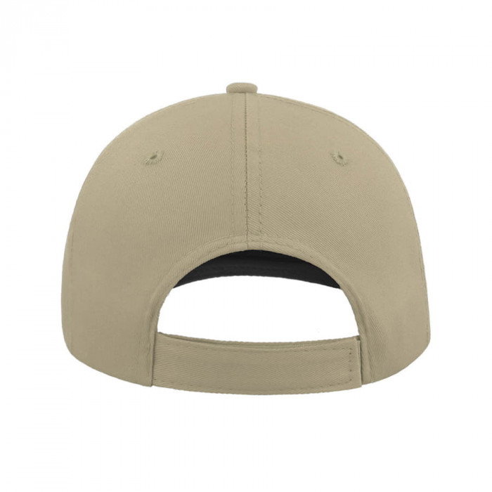 Бейсболка "START FIVE SANDWICH", 5 клиньев, застежка на липучке,беж/т.синий, 100% хлопок, 160 г/м2