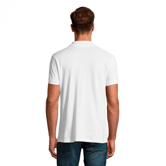 Поло "Perfect Men", белый_2XL, 100% х/б, 180г/м2
