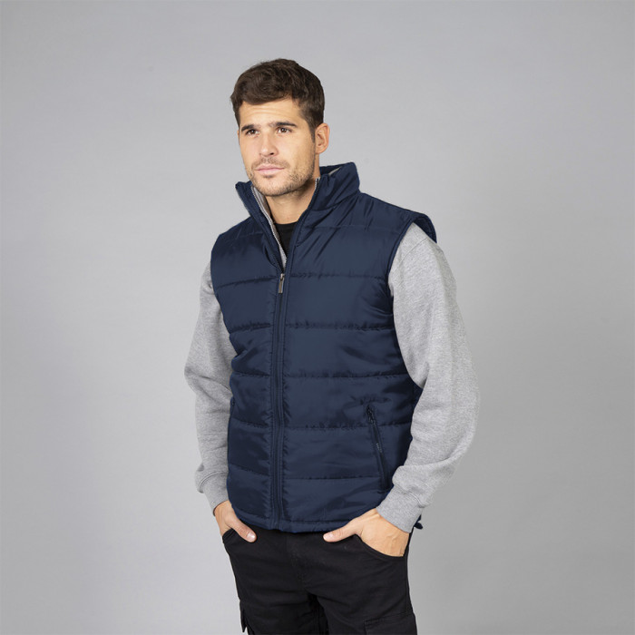 Жилет мужской "NEW SHANGHAI", тёмно-синий_2XL, 100% полиэстер, 180 г/м2