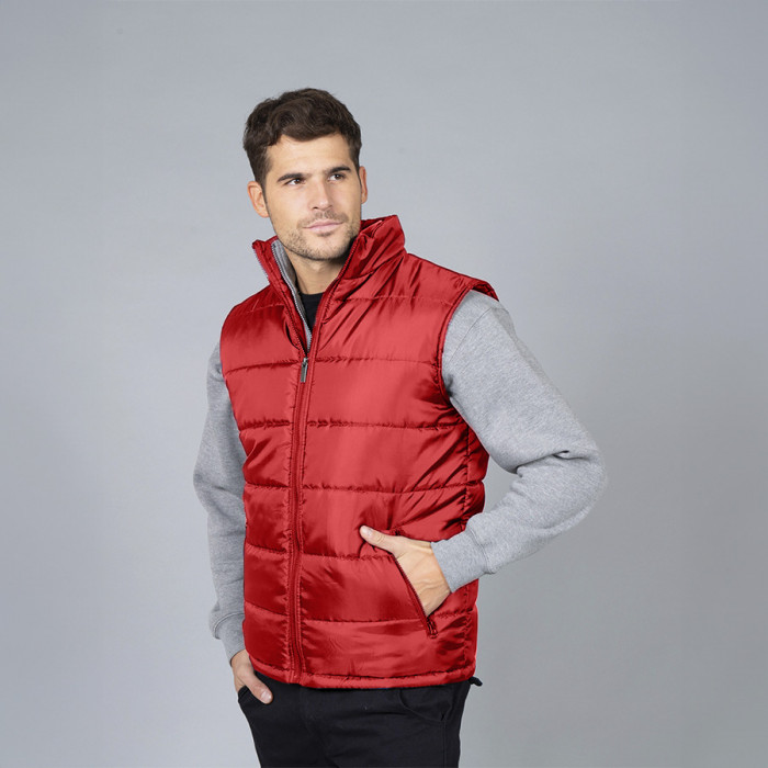 Жилет мужской "NEW SHANGHAI", красный, 2XL, 100% полиэстер, 180 г/м2