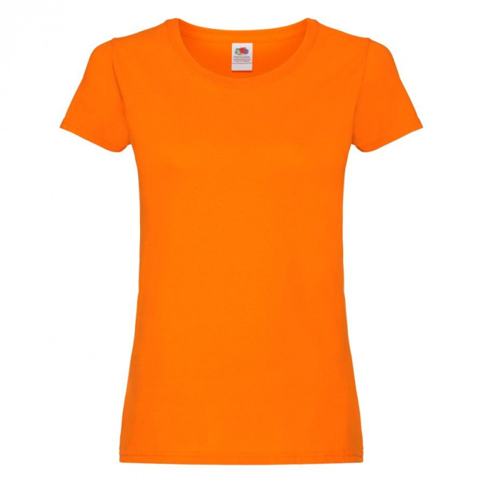 Футболка женская "Original T", оранжевый_XL, 100% х/б, 145 г/м2