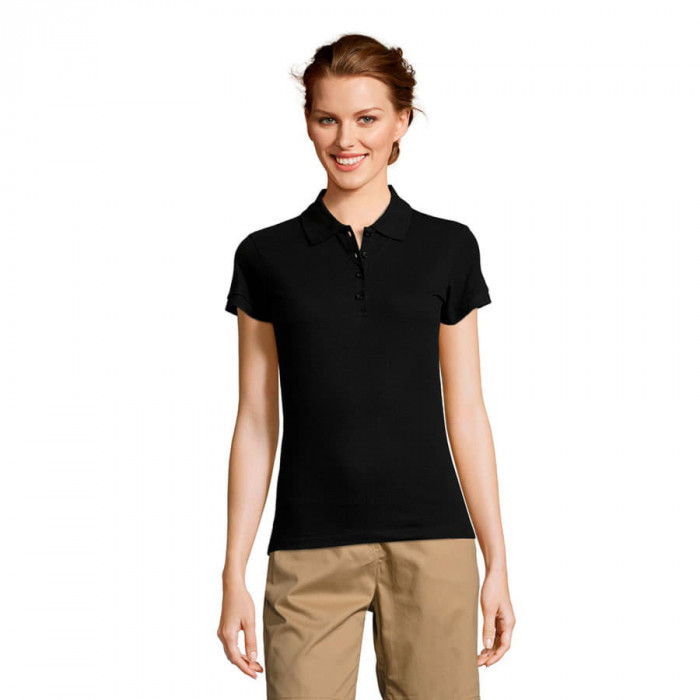 Поло "People", черный_XL, 100% х/б, 100% х/б, 210г/м2