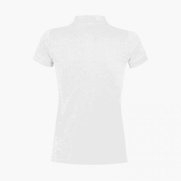 Поло "Portland Women", белый, серый_2XL, 100% х/б, 200г/м2