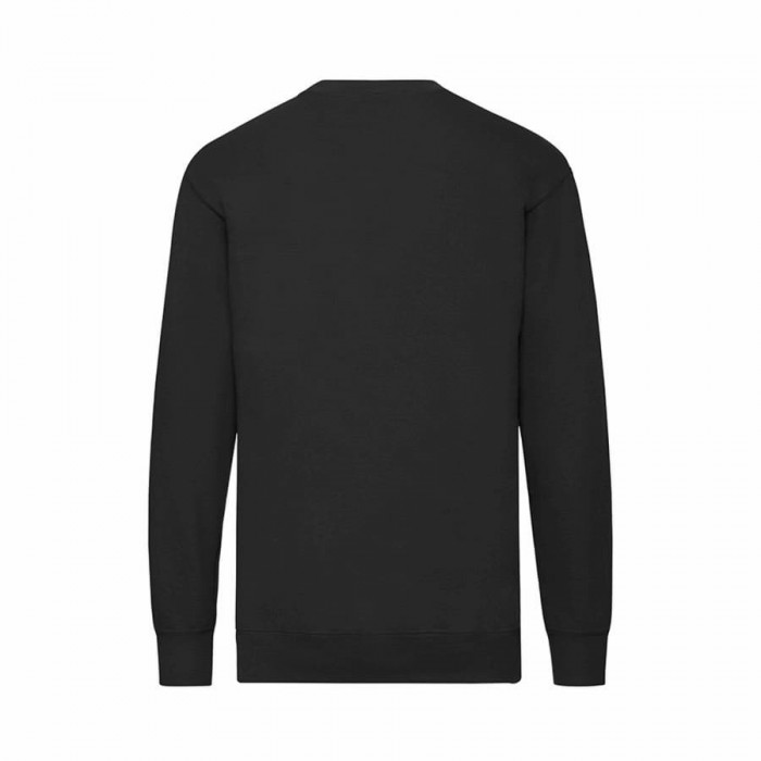 Толстовка мужская без начеса "Lightweight Set-in Sweat", черный, XL, 80% х/б 20% полиэстер, 240 г/м2