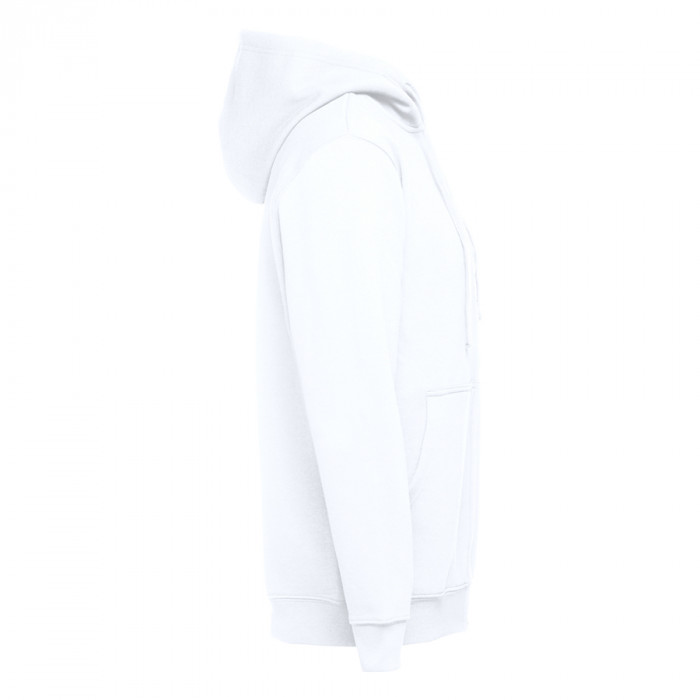 Толстовка мужская с капюшоном на молнии AMSTERDAM, белый, XL, 50% хлопок, 50% полиэстер, 320 г/м2