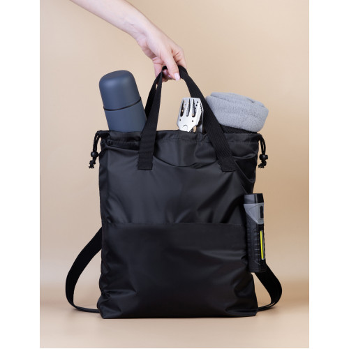 Сумка-рюкзак "Carry", серый с бирюзовым