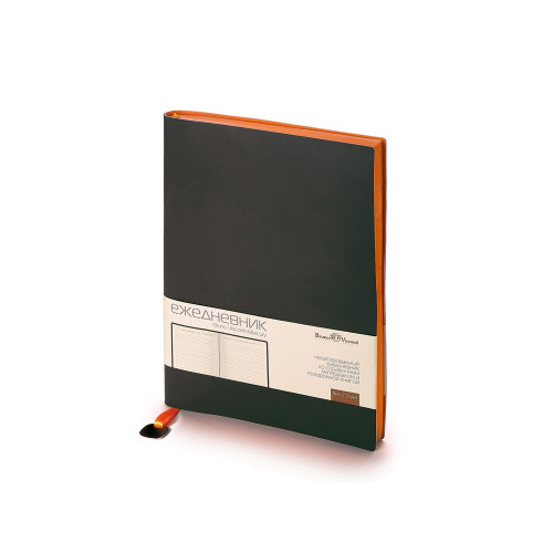 Ежедневник А5 недатированный Mercury, черный