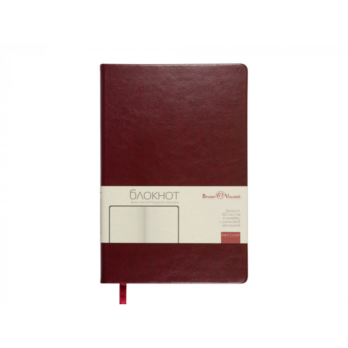 Блокнот А5 Megapolis Nebraska, бордовый