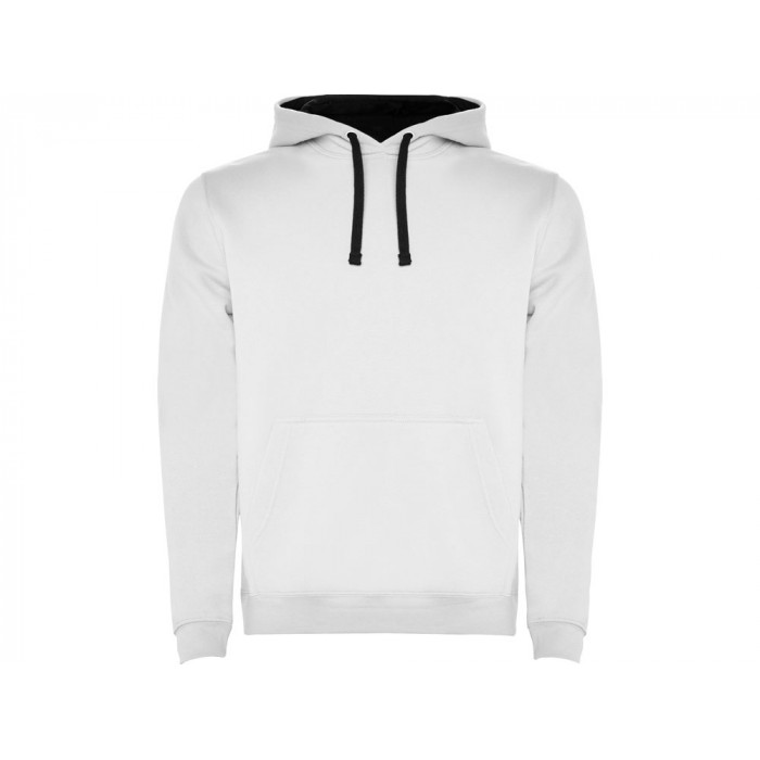 Толстовка с капюшоном Urban мужская, белый/нэйви