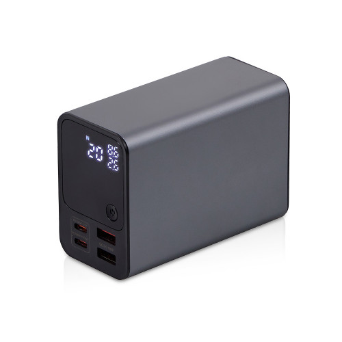 Внешний аккумулятор для ноутбуков EpIQ, 100 Вт, 30000 mAh, темно-серый