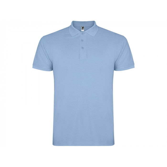 Рубашка поло Star мужская, небесно-голубой