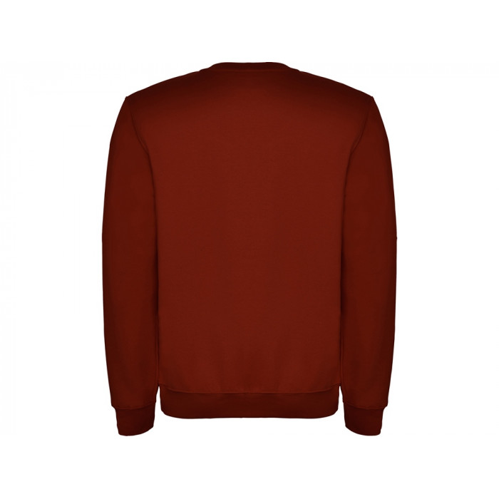 Свитшот с начесом Clasica унисекс, гранатовый