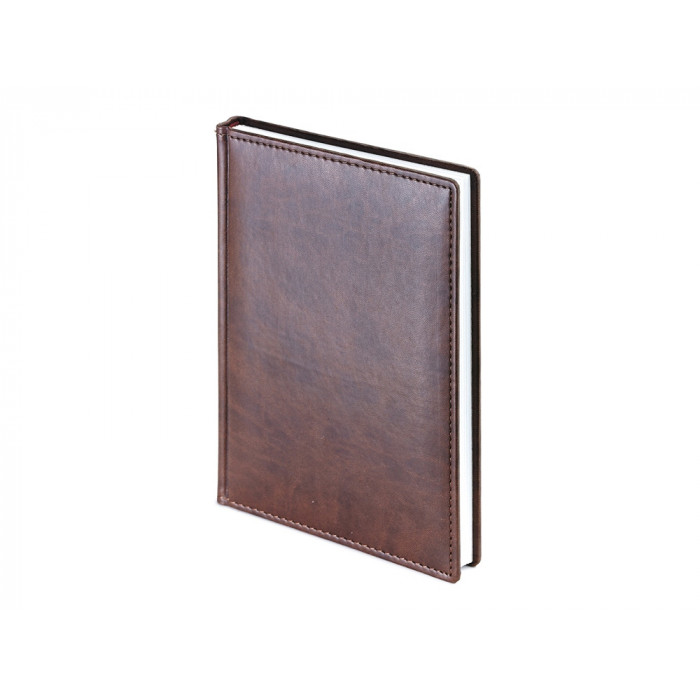Ежедневник А5 датированный Velvet 2026, коричневый