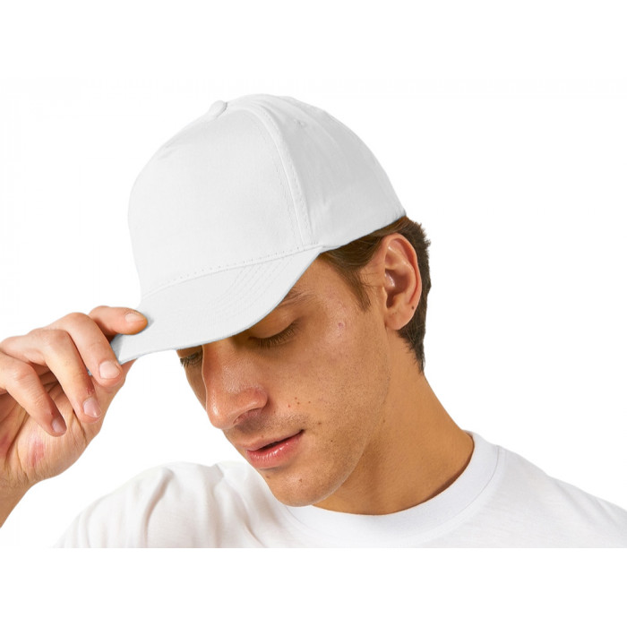 Бейсболка Memphis 5-ти панельная 165 гр, белый