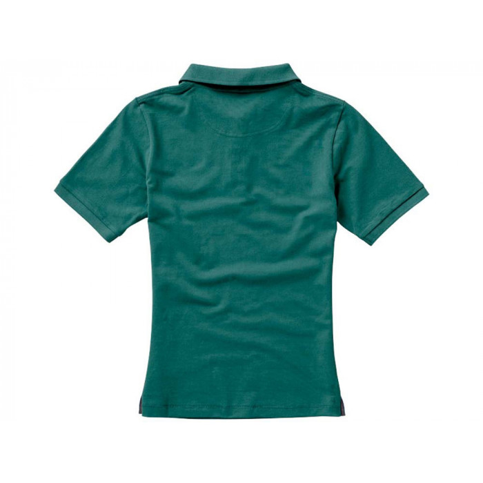 Calgary женская футболка-поло с коротким рукавом, изумрудный