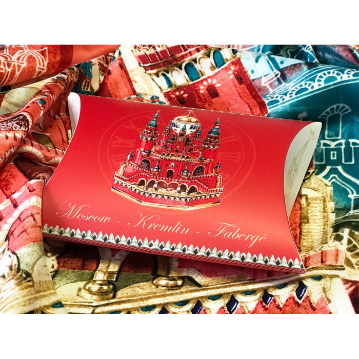 Платок Кремль - Москва - Фаберже