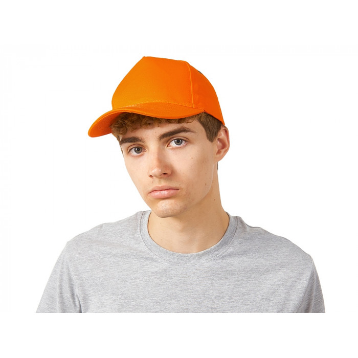 Бейсболка New York 5-ти панельная, оранжевый