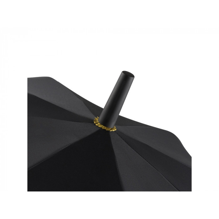 Зонт-трость 1159 Double face полуавтомат, черный/золотистый