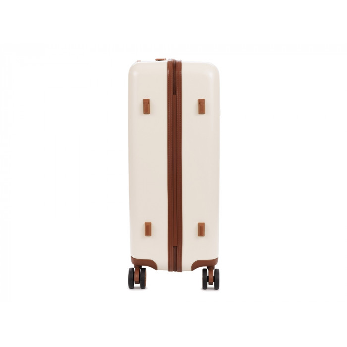 Чемодан BUGATTI Amelia, бежевый, поликарбонат / АБС-пластик, 42х24х67 см, 55 л