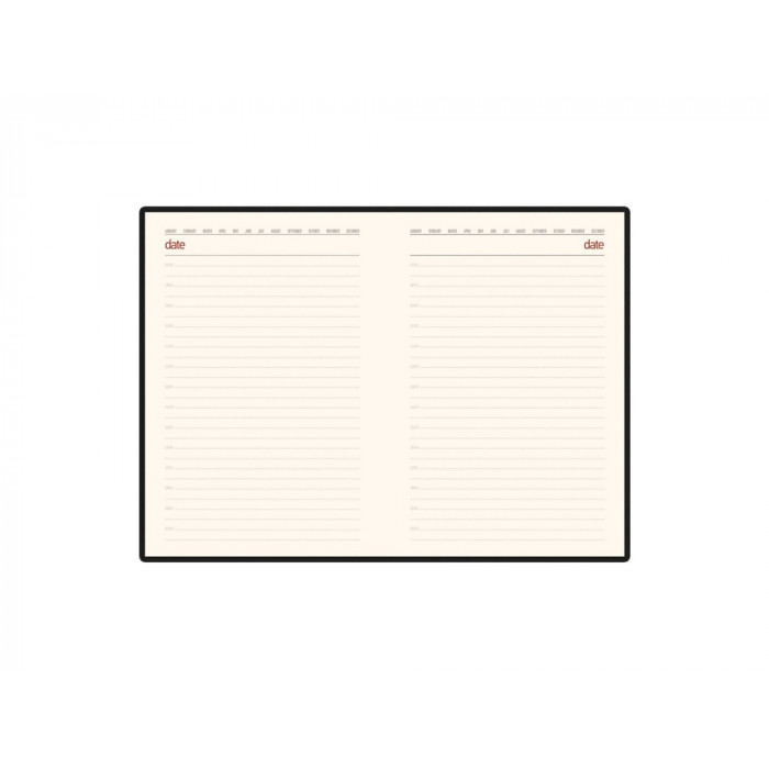 Ежедневник недатированный А5 Senate с магнитным клапаном, коричневый