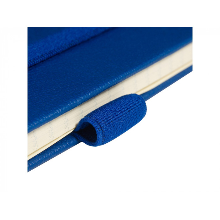 Блокнот А5  City на резинке, синий