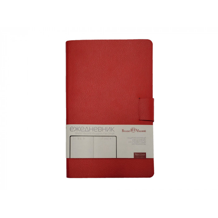 Ежедневник недатированный А5 Megapolis flex smart, красный