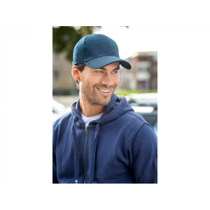 Бейсболка Davis, 6 панелей, красный