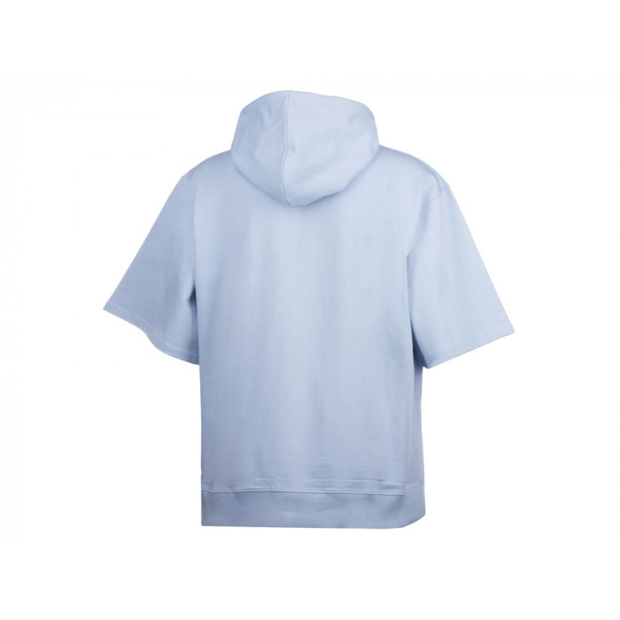 Худи оверсайз с коротким рукавом Warsaw унисекс, небесно-голубой