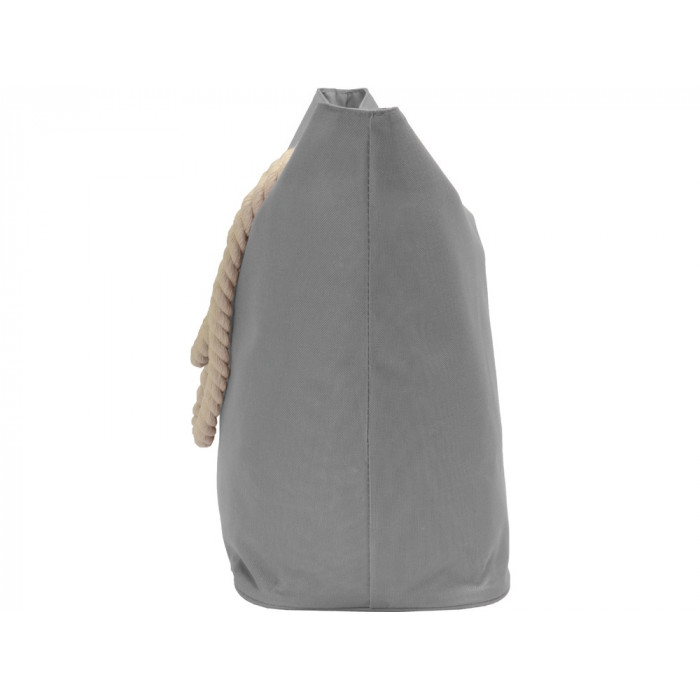 Сумка Seaside для шопинга и пляжа с широким дном, серый