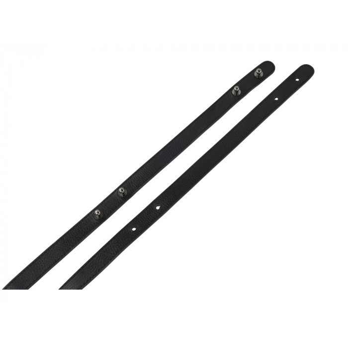 Сумка кросс-боди женская BUGATTI Elsa, чёрная, воловья кожа/полиэстер, 19х5,5х14 см