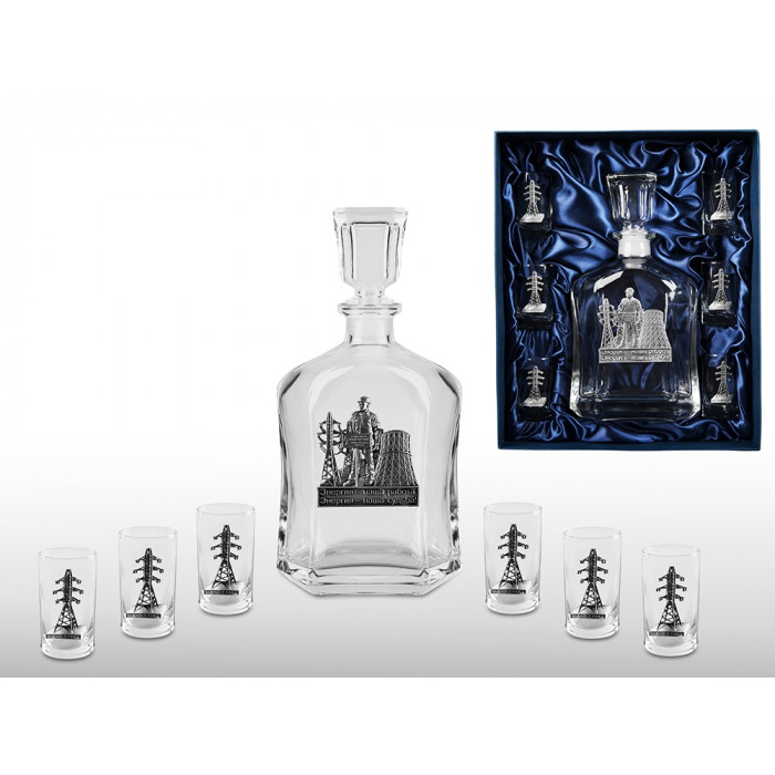 Набор со штофом ЭНЕРГЕТИКИ