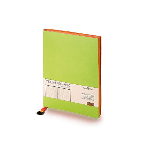 Ежедневник А5 недатированный Mercury, салатовый