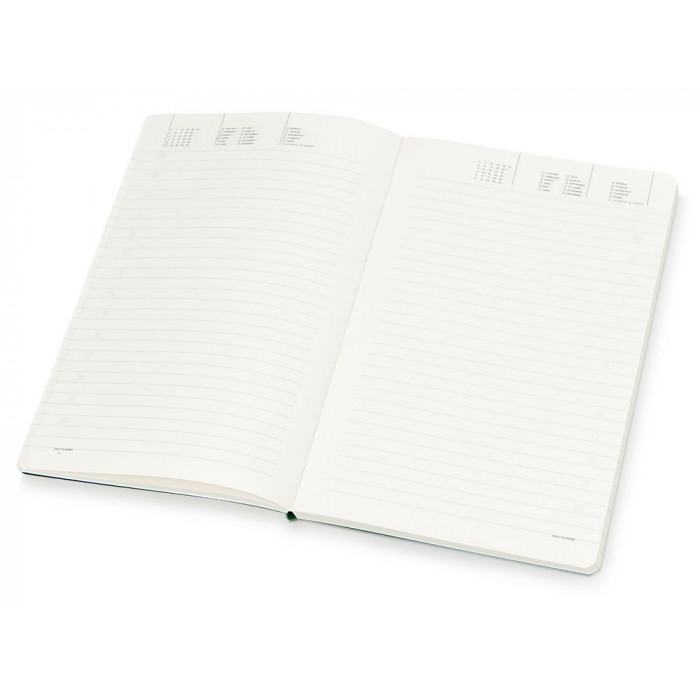 Ежедневник А5 недатированный Megapolis Velvet Flex, небесно-голубой