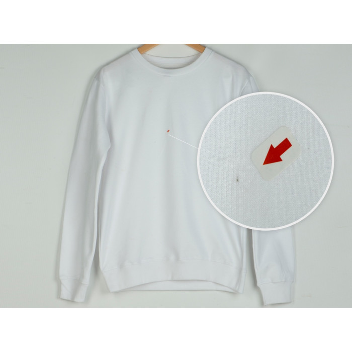 Свитшот Motion унисекс с начесом, белый