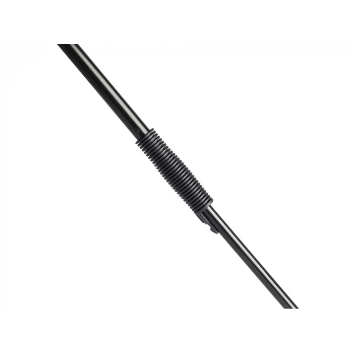 Зонт-трость 7915 Carbon с куполом из переработанного пластика, полуавтомат, черный