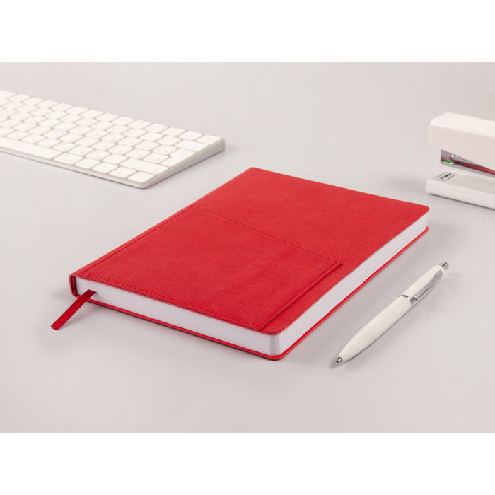 Ежедневник недатированный А5 Barcelona, красный