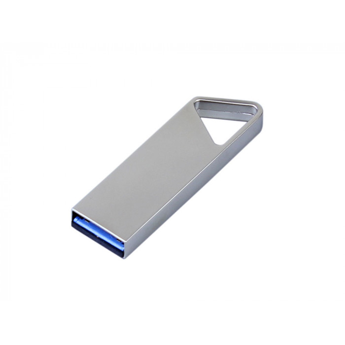 USB 3.0-флешка на 16 Гб с мини чипом, компактный дизайн, отверстие треугольной формы для цепочки