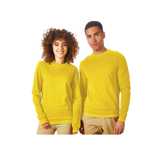 Свитшот Motion унисекс с начесом, жёлтый