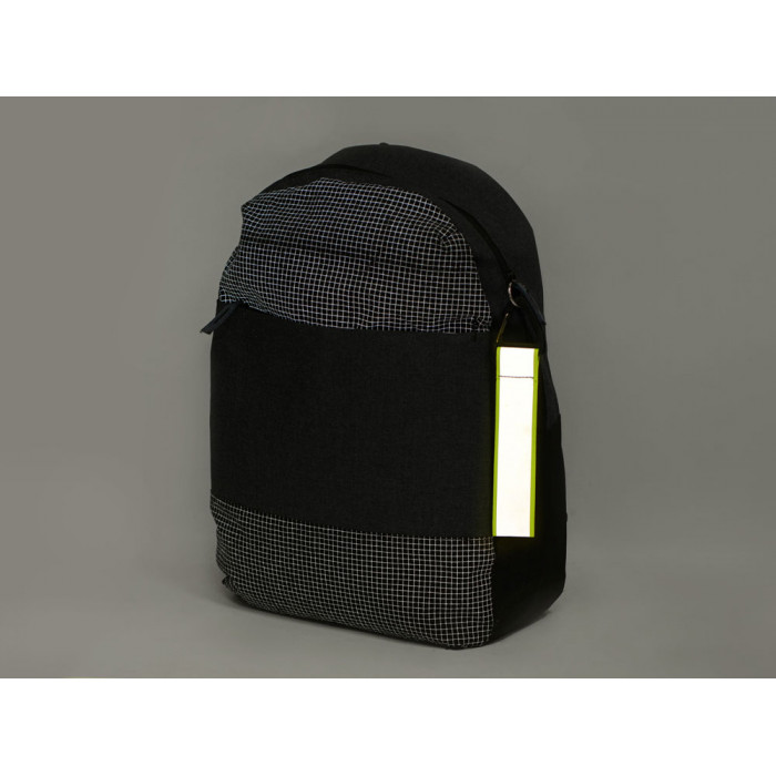 Светоотражающий брелок Reflector, серебристый/неоновый зеленый