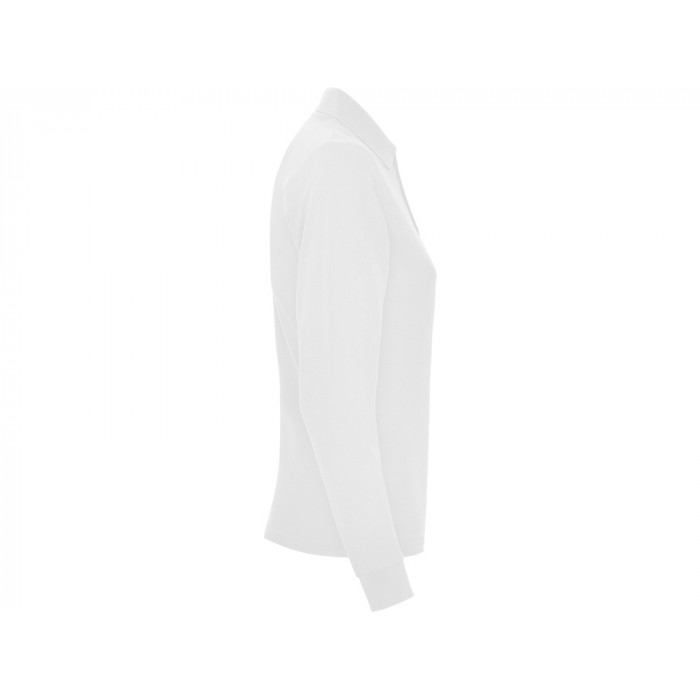 Рубашка поло Estrella женская с длинным рукавом, белый