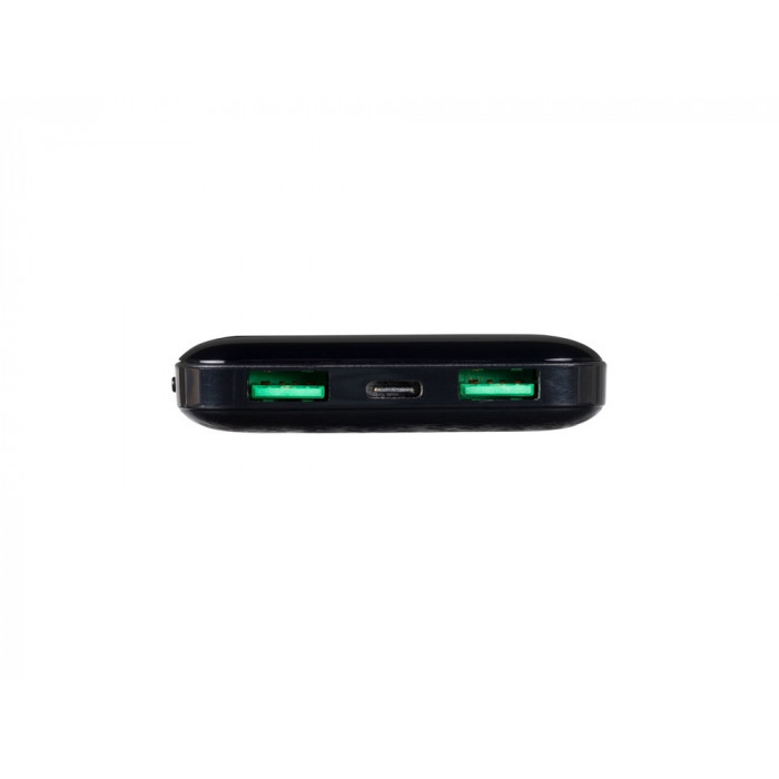 VA2540 (10 000mAh), QC/PD 20W внешний аккумулятор с дисплеем, черный